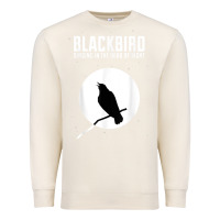 Sandshell blackbird singing in the dead of night t shirt Premium Sweatshirt - FloraArt