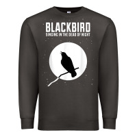 Smoke blackbird singing in the dead of night t shirt Premium Sweatshirt - FloraArt