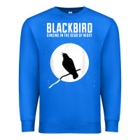 True Royal blackbird singing in the dead of night t shirt Premium Sweatshirt - FloraArt