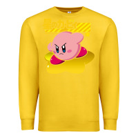 Lemon kirby men's pink Premium Sweatshirt - FloraArt