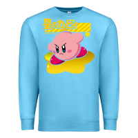 Ocean Blue kirby men's pink Premium Sweatshirt - FloraArt