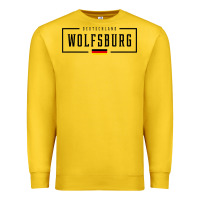Lemon wolfsburg deutschland germany german flag Premium Sweatshirt - FloraArt