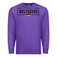Purple wolfsburg deutschland germany german flag Premium Sweatshirt - FloraArt