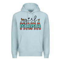 Blue Mist girl mama Premium Hoodie - CowhideDigitalArt