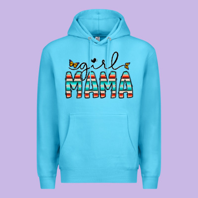 Girl Mama Premium Hoodie Designed By Cowhidedigitalart