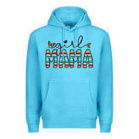Ocean Blue girl mama Premium Hoodie - CowhideDigitalArt