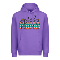 Purple girl mama Premium Hoodie - CowhideDigitalArt