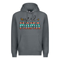 Rock girl mama Premium Hoodie - CowhideDigitalArt