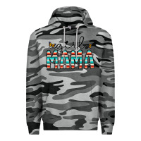 Slate Camo girl mama Premium Hoodie - CowhideDigitalArt