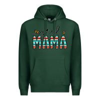 Sports Green girl mama Premium Hoodie - CowhideDigitalArt