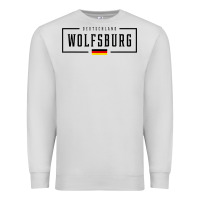 Dove Grey wolfsburg deutschland germany german flag Premium Sweatshirt - FloraArt