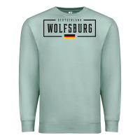 Seafoam wolfsburg deutschland germany german flag Premium Sweatshirt - FloraArt