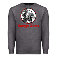 Charcoal Heather Savage Arms Premium Sweatshirt - FloraArt