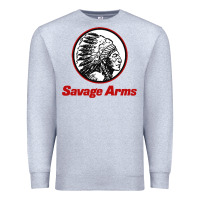 Heather Grey Savage Arms Premium Sweatshirt - FloraArt