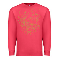 Cardinal Cyberpunk samurai Neon Green Premium Sweatshirt - FloraArt
