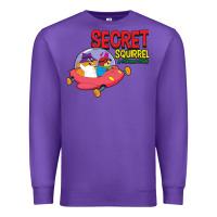 Purple Secret Squirrel  51 Premium Sweatshirt - FloraArt
