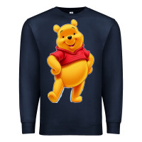 Navy pooh Premium Sweatshirt - FloraArt