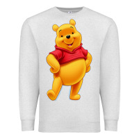 Oatmeal Heather pooh Premium Sweatshirt - FloraArt