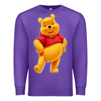 Purple pooh Premium Sweatshirt - FloraArt