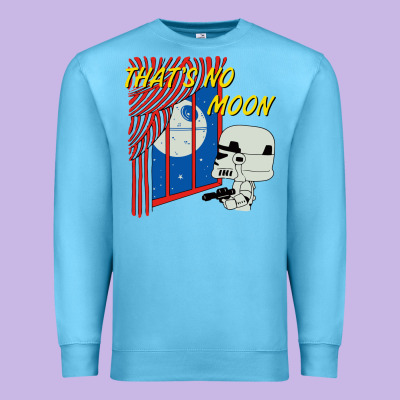 Thats No Moon Premium Sweatshirt Designed By Floraart