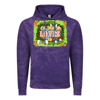 Cloud Purple Oh how he loves us Easter Day Vintage Hoodie - LillyAllenDesigns