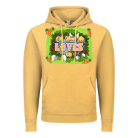 Vintage Mustard Oh how he loves us Easter Day Vintage Hoodie - LillyAllenDesigns