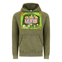Vintage Olive Oh how he loves us Easter Day Vintage Hoodie - LillyAllenDesigns