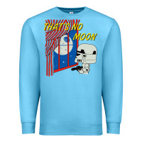 Ocean Blue thats no moon Premium Sweatshirt - FloraArt