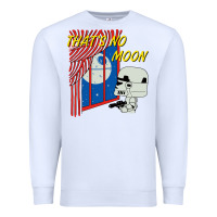 White thats no moon Premium Sweatshirt - FloraArt