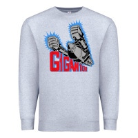 Heather Grey Gigantor Essentia Premium Sweatshirt - FloraArt