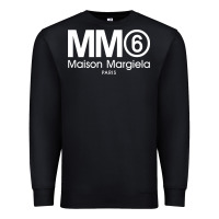 Black mm6 maison margiela Premium Sweatshirt - FloraArt
