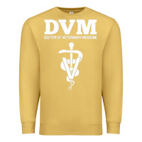Antique Gold Doctor of Veterinary Medicine DVM Veterinarian Vet Tech Premium Sweatshirt - FloraArt