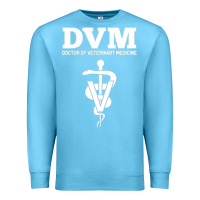Ocean Blue Doctor of Veterinary Medicine DVM Veterinarian Vet Tech Premium Sweatshirt - FloraArt