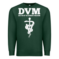 Sports Green Doctor of Veterinary Medicine DVM Veterinarian Vet Tech Premium Sweatshirt - FloraArt