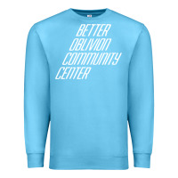 Ocean Blue Better Oblivion Community Center Premium Sweatshirt - FloraArt