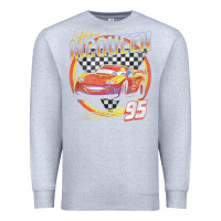Heather Grey cars lightning mcqueen Premium Sweatshirt - FloraArt