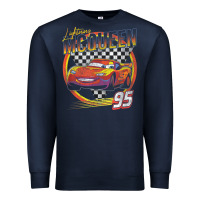 Navy cars lightning mcqueen Premium Sweatshirt - FloraArt