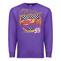 Purple cars lightning mcqueen Premium Sweatshirt - FloraArt