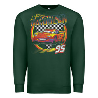 Sports Green cars lightning mcqueen Premium Sweatshirt - FloraArt