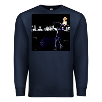 Navy roxy poster Premium Sweatshirt - FloraArt