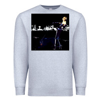 Heather Grey roxy poster Premium Sweatshirt - FloraArt