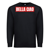 Black bella ciao tshirt for casa song lovers  men women tshirt t shirt Premium Sweatshirt - FloraArt