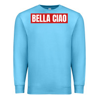 Ocean Blue bella ciao tshirt for casa song lovers  men women tshirt t shirt Premium Sweatshirt - FloraArt