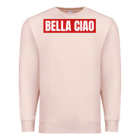 Pale Pink bella ciao tshirt for casa song lovers  men women tshirt t shirt Premium Sweatshirt - FloraArt