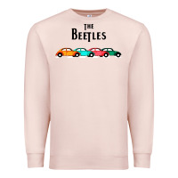 Pale Pink beetles Premium Sweatshirt - FloraArt