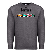 Charcoal Heather beetles Premium Sweatshirt - FloraArt