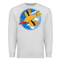 Dove Grey Ww2 91St Bomb Squadron Flying Fortress Soaring Bird Patch Premium Sweatshirt - FloraArt