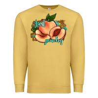 Antique Gold just peachy 2 Premium Sweatshirt - JahusDesignShop