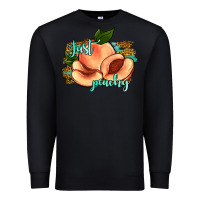 Black just peachy 2 Premium Sweatshirt - JahusDesignShop