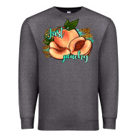 Charcoal Heather just peachy 2 Premium Sweatshirt - JahusDesignShop